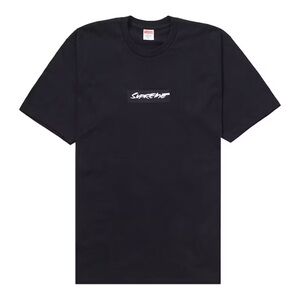 SUPREME Futura Black Box Logo Tee Shirt w/ back graphic